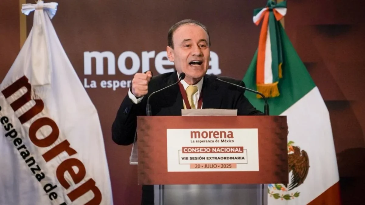 Alfonso Durazo, presidente del Consejo Nacional de Morena.