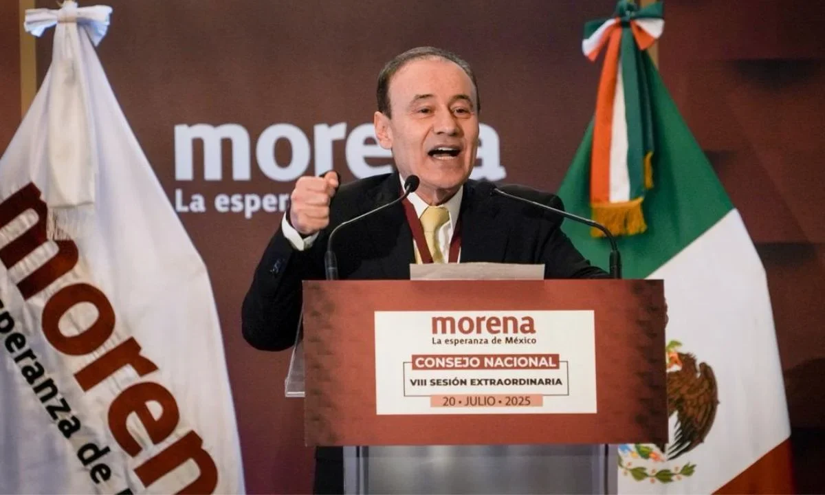 Alfonso Durazo, presidente del Consejo Nacional de Morena.