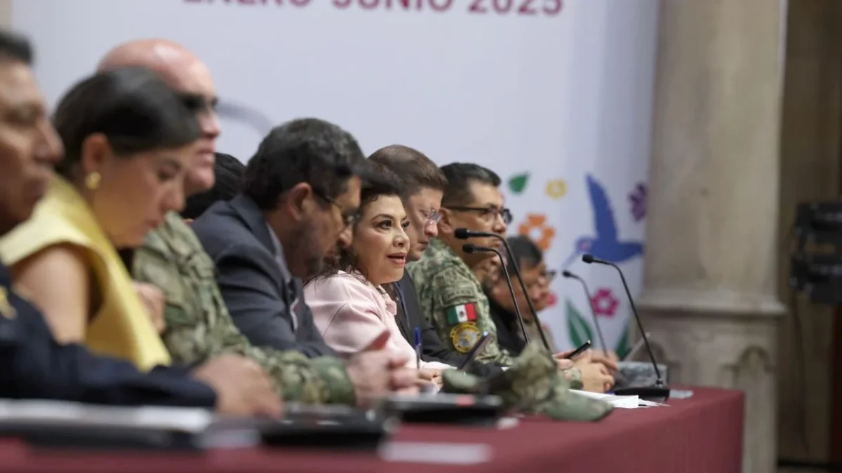 Clara Brugada destacó que los delitos de alto impacto disminuyeron 62% en la Ciudad de México.