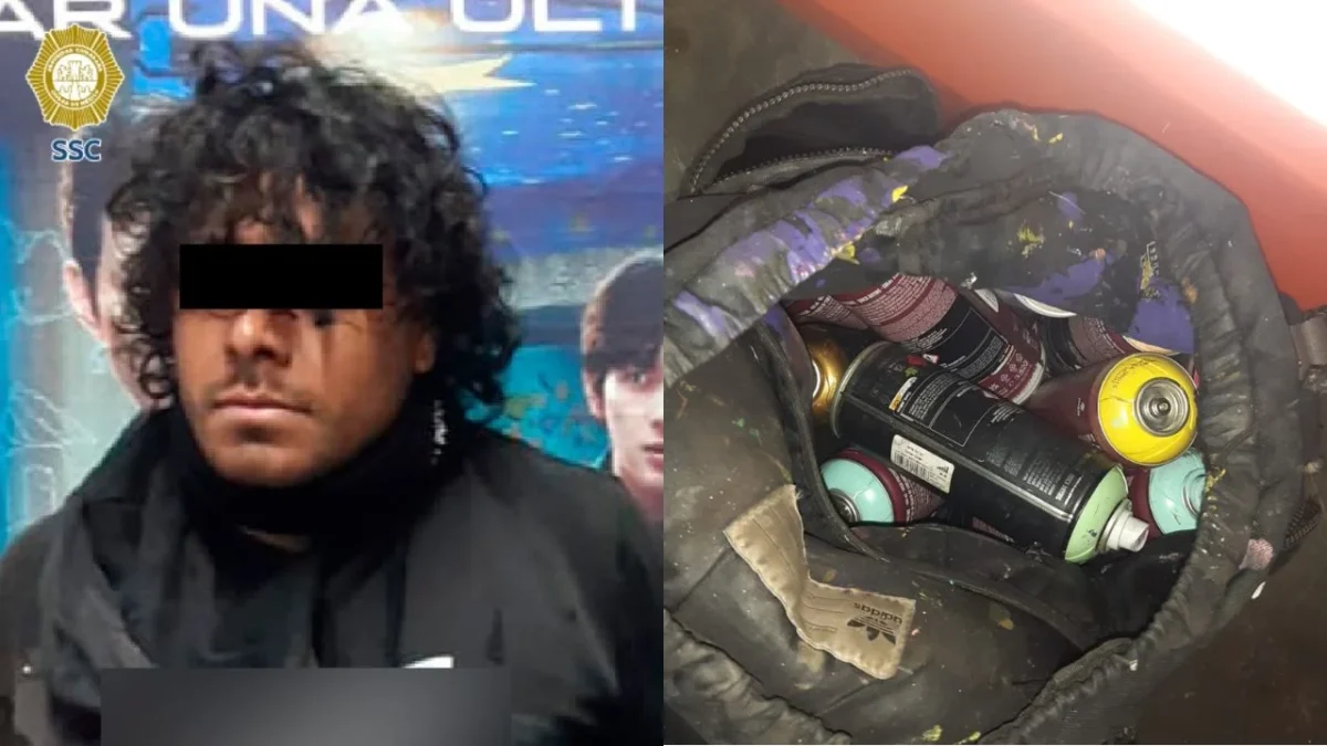 Los hechos ocurrieron en la estación del metro Politécnico en la zona de tapones donde policías detuvieron al hombre de 37 años.