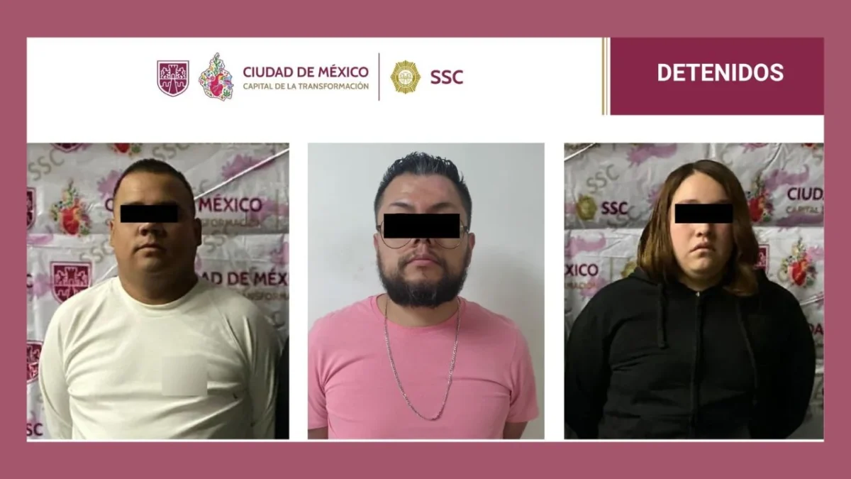 El cumplimiento de dos órdenes de cateo en Iztapalapa y Cuauhtémoc derivó en la detención de dos hombres y una mujer por extorsión.