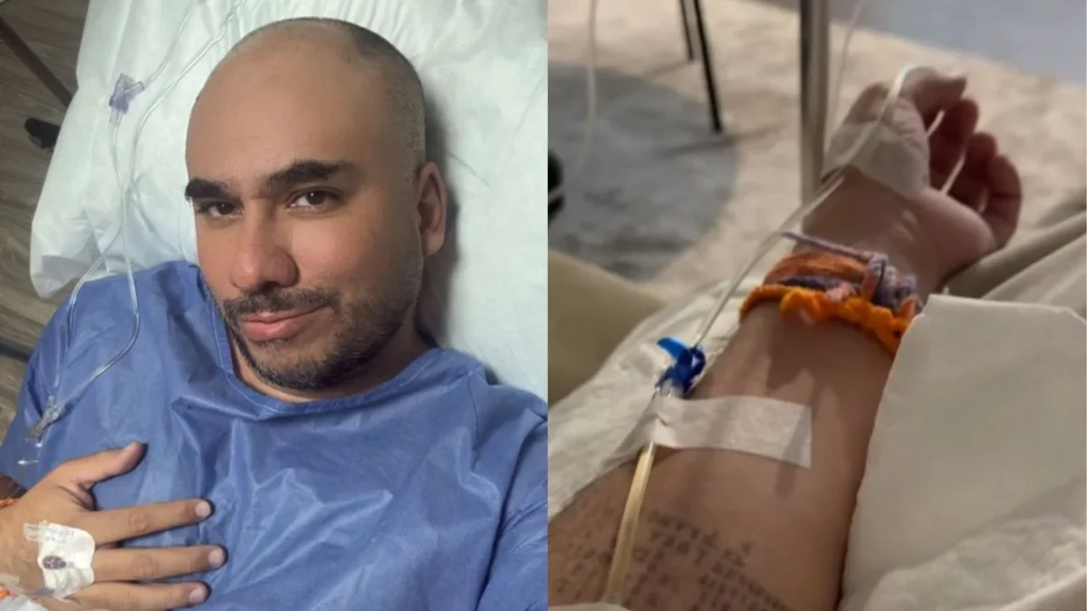El Escorpión Dorado compartió fotos en el hospital