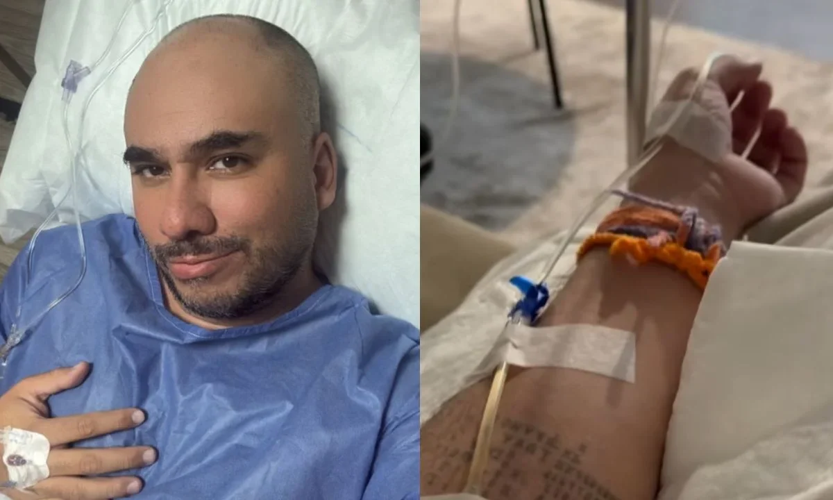 El Escorpión Dorado compartió fotos en el hospital