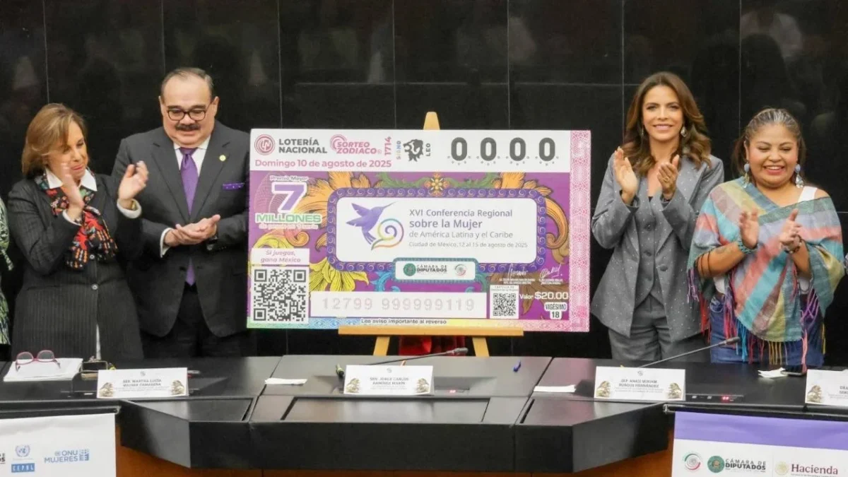 Tras la presentación, se informó que el Sorteo Zodiaco No. 1714 cuenta con un Premio Mayor de 7 millones de pesos y se realizará el 10 de agosto a las 20:00 horas.