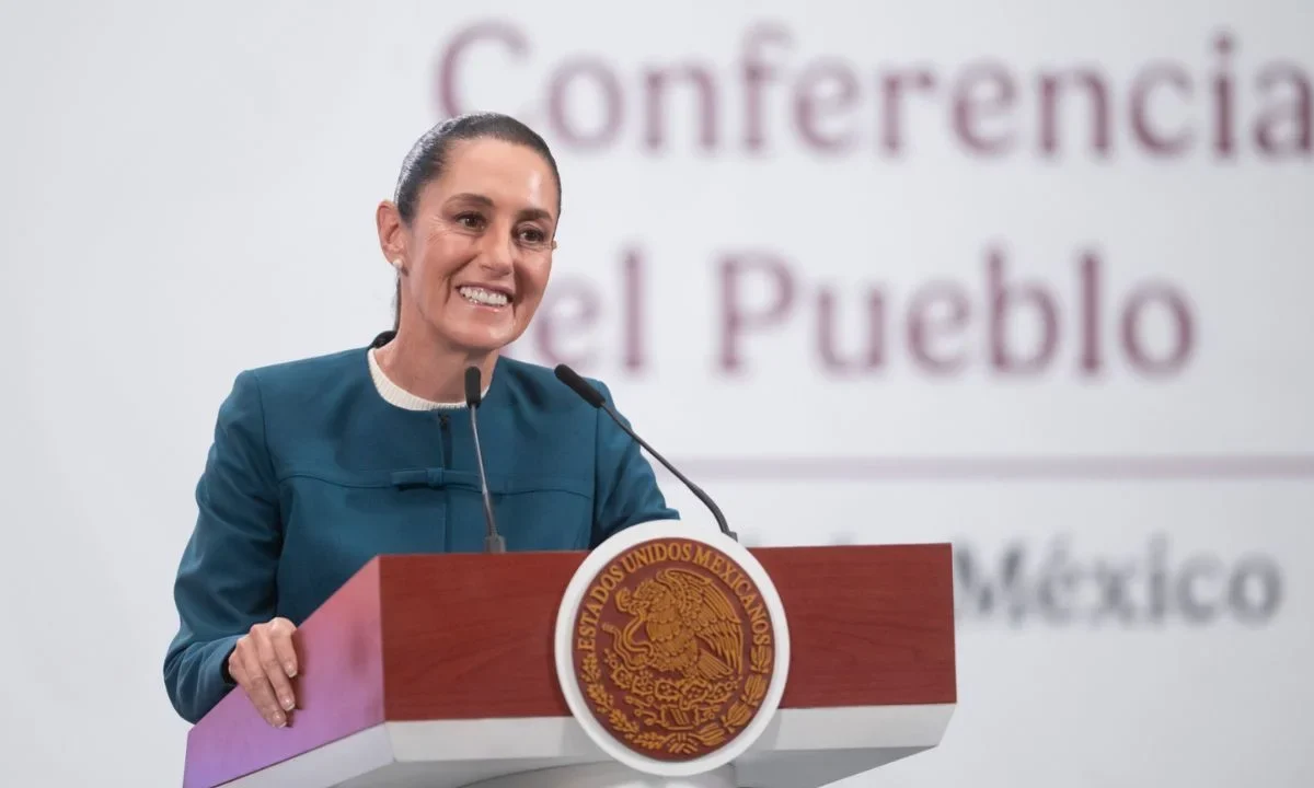 Claudia Sheinbaum en la Mañanera del Pueblo