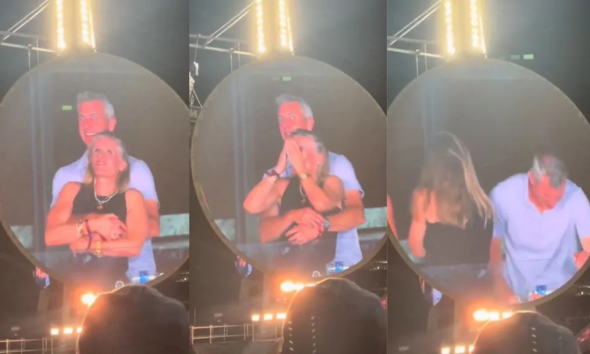 Coldplay expone supuesta infidelidad por accidente en pleno concierto