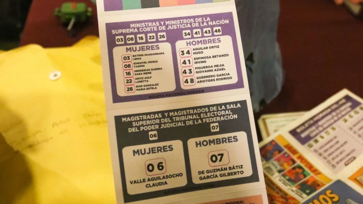 El INE sanciona a más de un centenar de candidatos por acordeones en la pasada elección judicial.