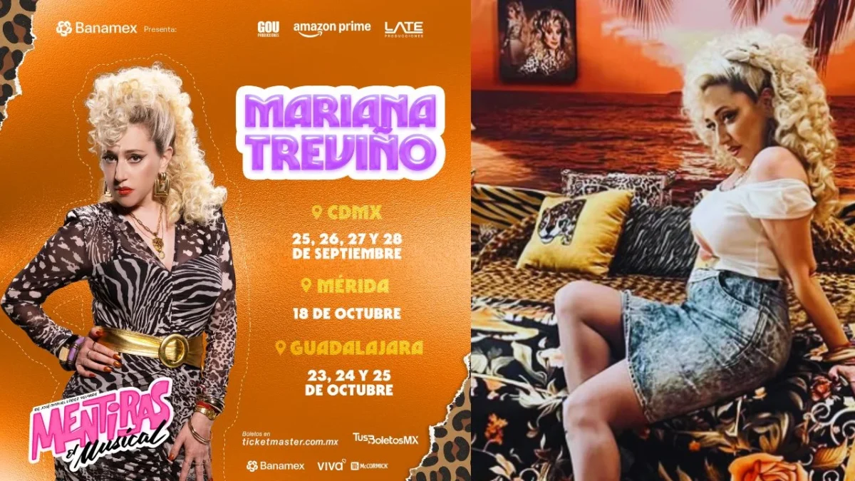 Además de CDMX, Mariana Treviño se presentará en Mérida el 18 de octubre y en Guadalajara del 23 al 25.