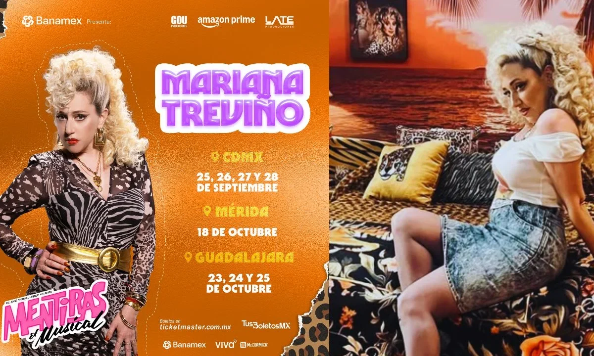 Además de CDMX, Mariana Treviño se presentará en Mérida el 18 de octubre y en Guadalajara del 23 al 25.