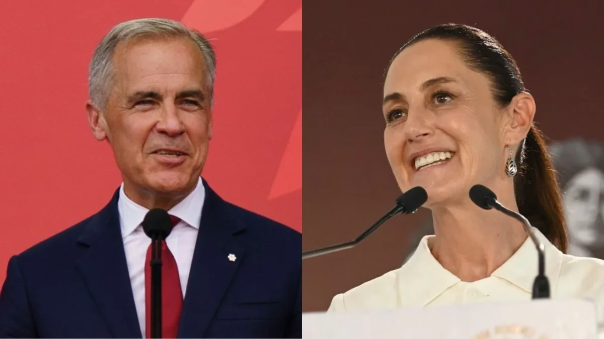 Mark Carney agradece a la presidenta Claudia Sheinbaum apoyo en Manitoba, Canadá.