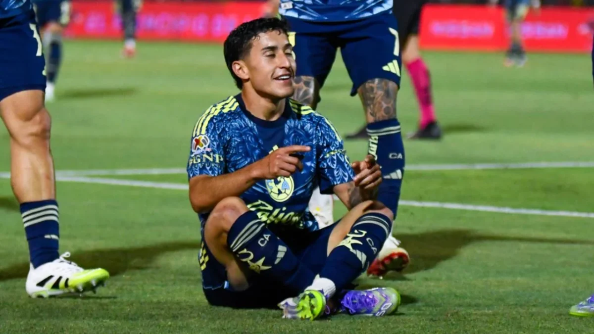 Alejandro Zendejas anotó el 1-0 para el América, quien terminó por empatar con Juárez.