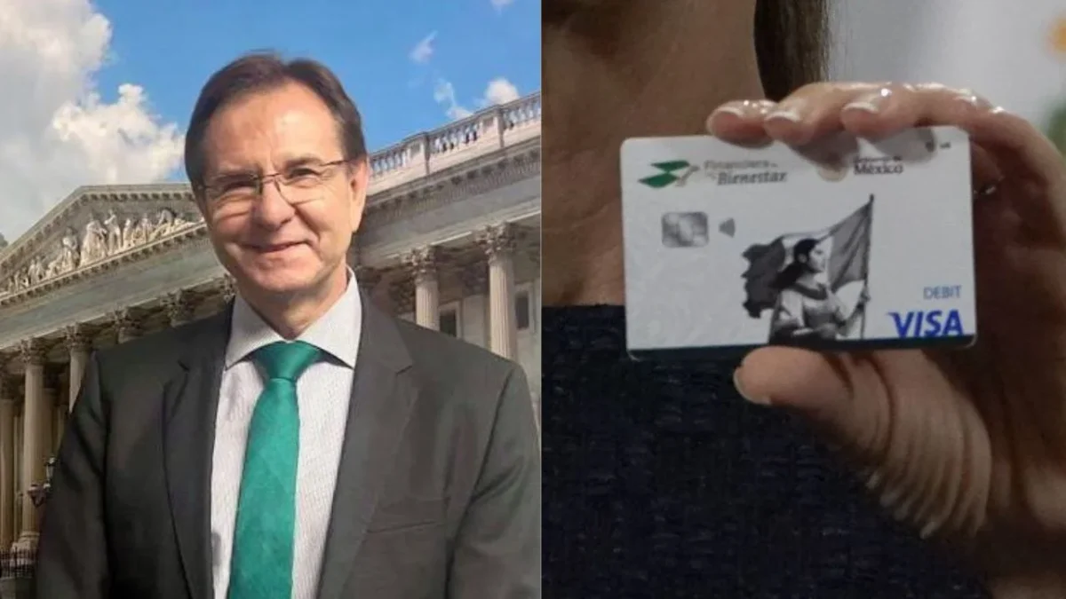 Moctezuma, embajador de México en EU, defiende tarjeta Finabien para remesas ante críticas del senador Eric Schmitt.