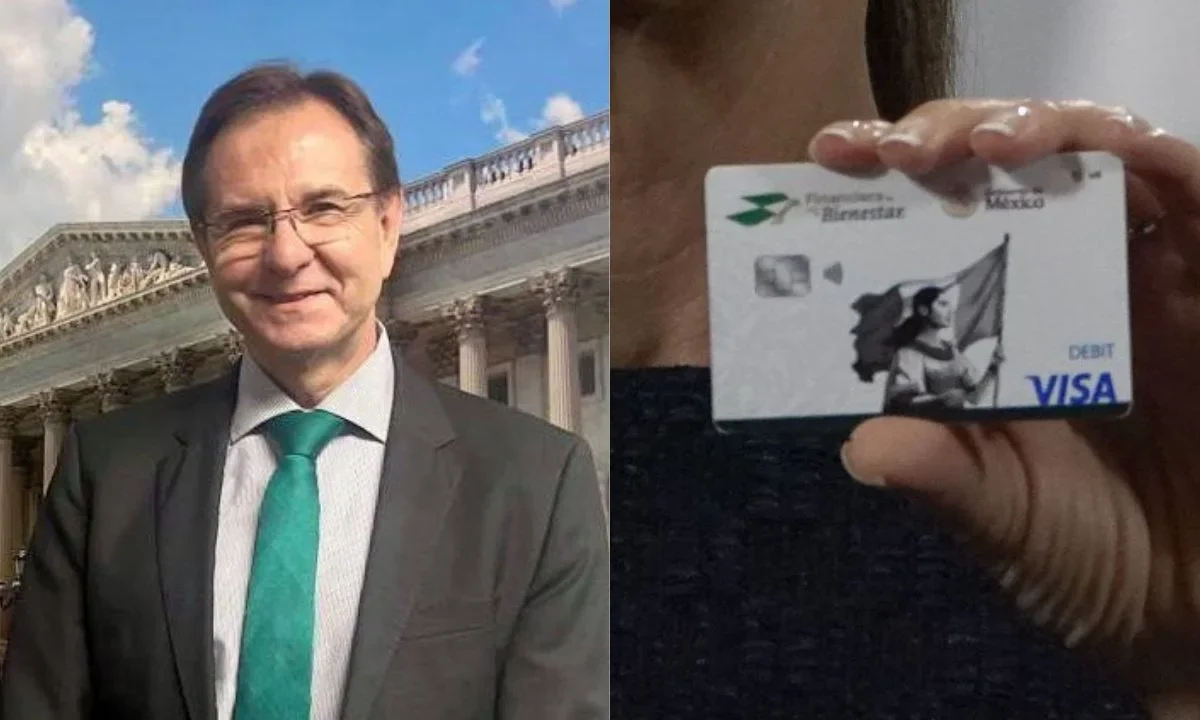 Moctezuma, embajador de México en EU, defiende tarjeta Finabien para remesas ante críticas del senador Eric Schmitt.