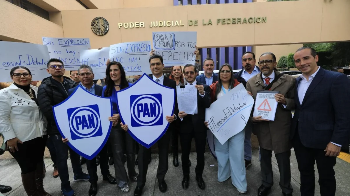 PAN impugna Ley de Ciberseguridad de Puebla, ante el Poder Judicial de la Federación.