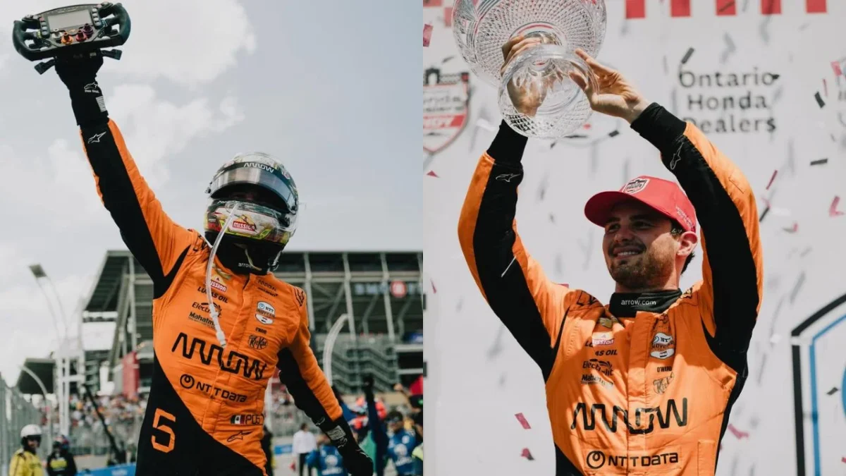 Pato O'Ward obtiene su segunda victoria en la temporada 2025 de la IndyCar en Toronto