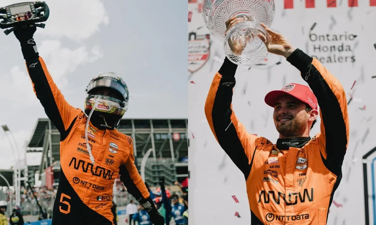 Pato O'Ward obtiene su segunda victoria en la temporada 2025 de la IndyCar en Toronto