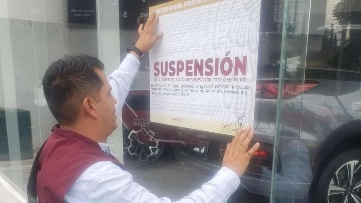 Profeco suspendió la concesionaria JAC en Aguascalientes por violaciones a Ley del Consumidor.