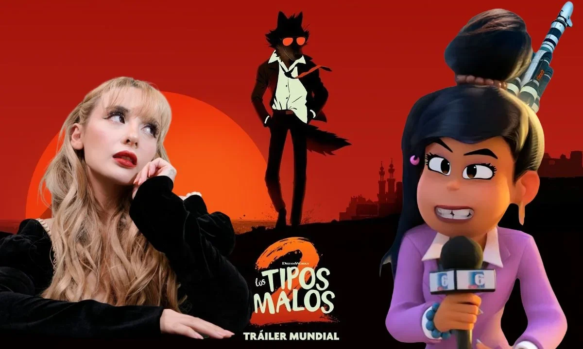 Desde 2022 Raiza Revelles presta su voz a Tiffany Chismera en la versión en español latino de Los Tipos Malos.