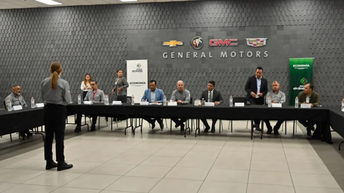 Directivos de General Motors enviaron un mensaje de unidad y certeza laboral para las y los trabajadores de la planta en San Luis Potosí.