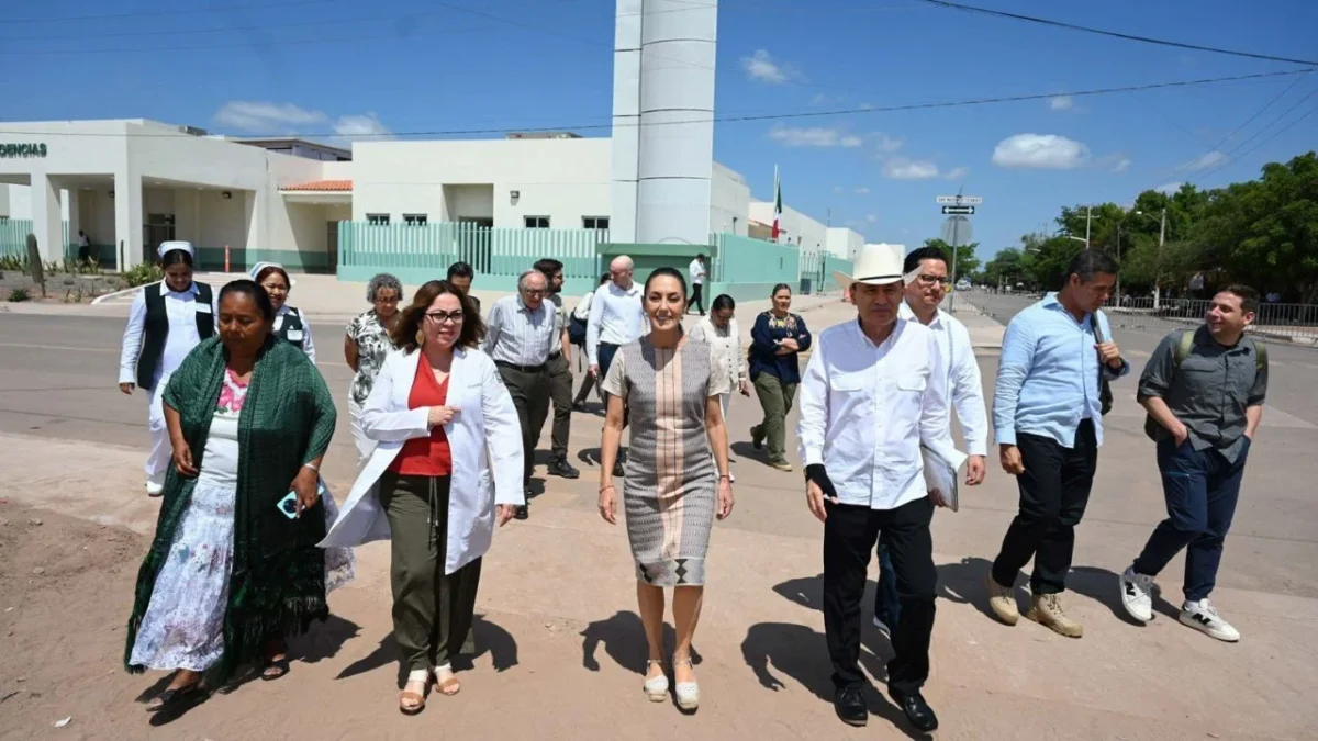 Sheinbaum precisó que la segunda etapa de los Hospitales como el General Regional No.23 del IMSS se inaugura aproximadamente en un año y medio.