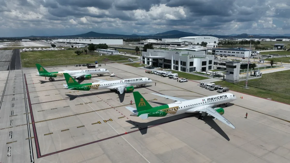 Adquisición. Los primeros dos aviones Embraer llegaron al AIFA el pasado 1 de julio y 9 de agosto, siendo este el tercero de los 20 que se compraron a la empresa brasileña. 