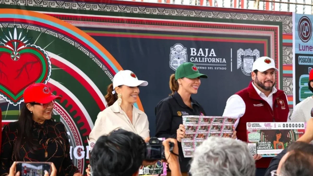Desde Tijuana, la Lotería Nacional presenta el Sorteo 'México con M de Migrante'