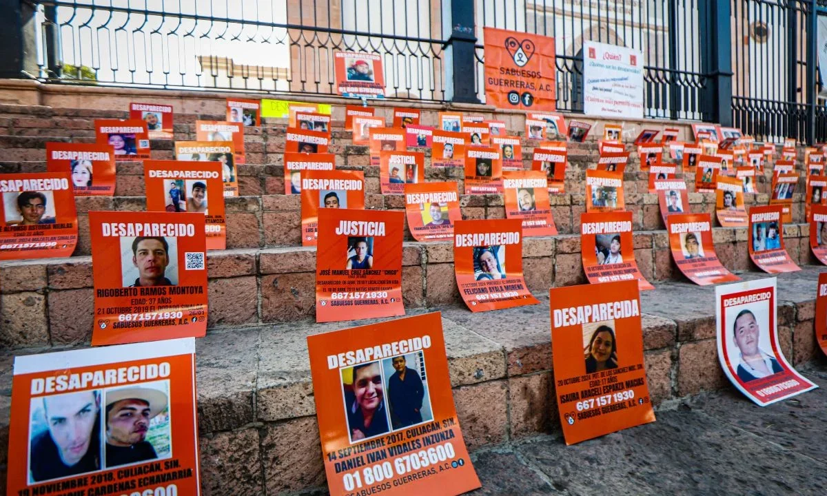 ESFUERZO. Colectivos de búsqueda realizan protestas para que se vea la magnitud de la situación de las personas desaparecidas