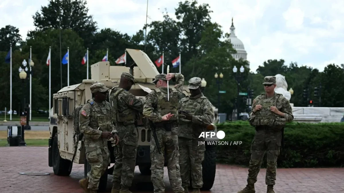 Llegan elementos de la Guardia Nacional de EU a Washington, afirma Pentágono
