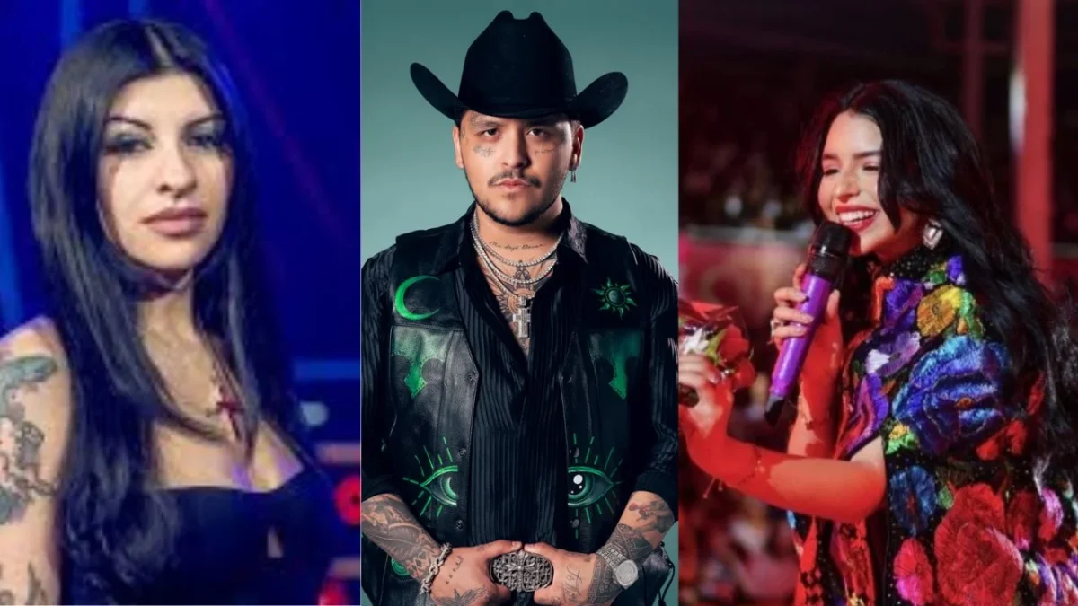 Christian Nodal revele en entrevista con Adela Micha que inició su relación con Ángela Aguilar en le mismo mes que termino con Cazzu