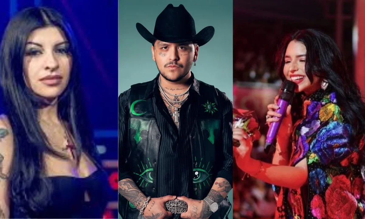 Christian Nodal revele en entrevista con Adela Micha que inició su relación con Ángela Aguilar en le mismo mes que termino con Cazzu