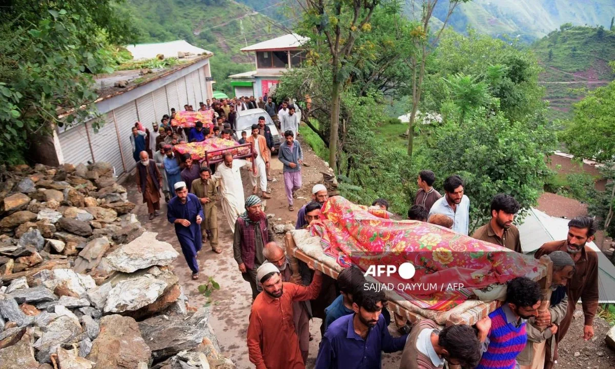 Saldo de muertos por el monzón en Pakistán asciende a 225 en 48 horas
