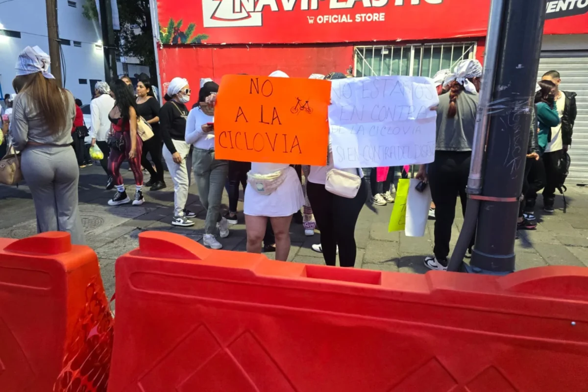 Precisión. Las trabajadoras afectadas aclararon que no están en contra de la ciclovía, pero deben contar con proyectos alternativos.
