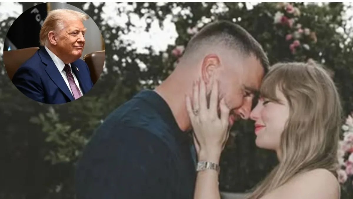 Donald Trump ante el compromiso de una de las parejas más mediáticas, aseguró: “Creo que Travis es un gran jugador y Taylor es una persona fantástica