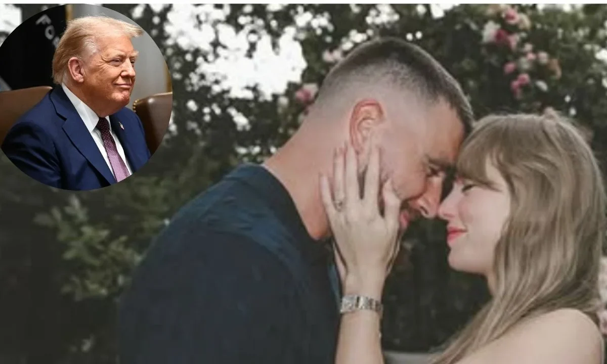 Donald Trump ante el compromiso de una de las parejas más mediáticas, aseguró: “Creo que Travis es un gran jugador y Taylor es una persona fantástica