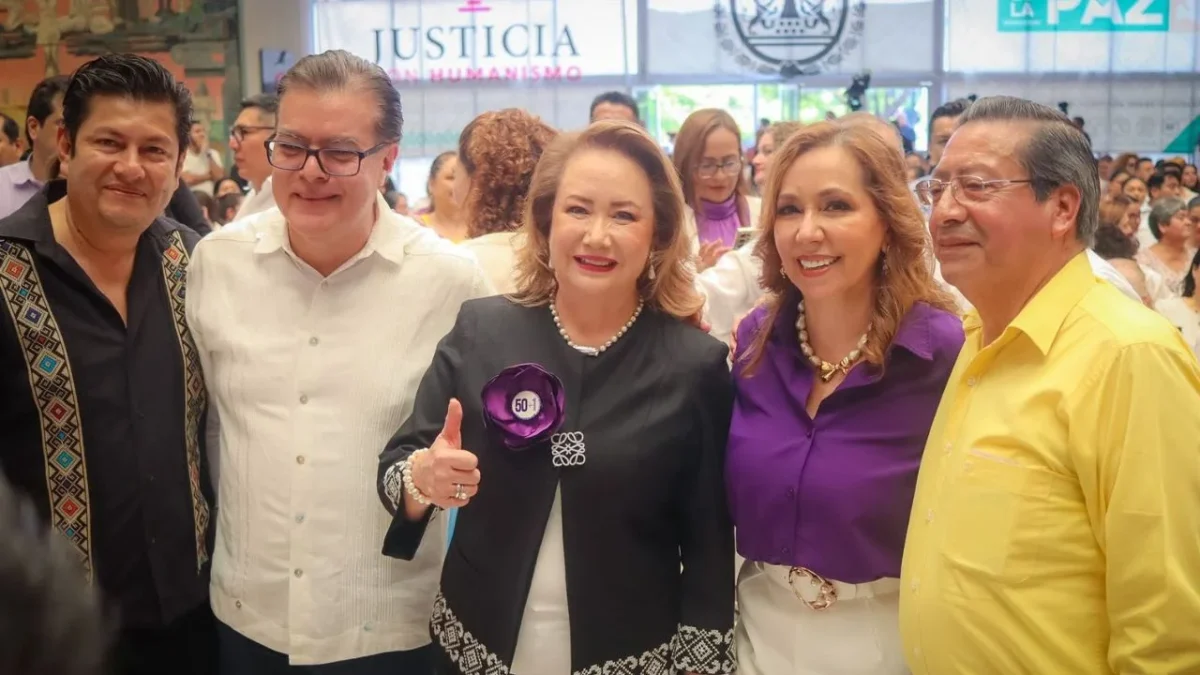 Acto. Yasmín Esquivel fue testigo de honor en la firma del Acuerdo por una Justicia con Perspectiva de Género, Niñeces y Adolescencias.