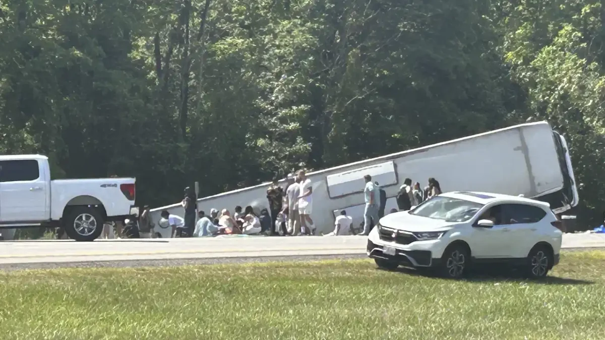 accidente de autobús en Nueva York