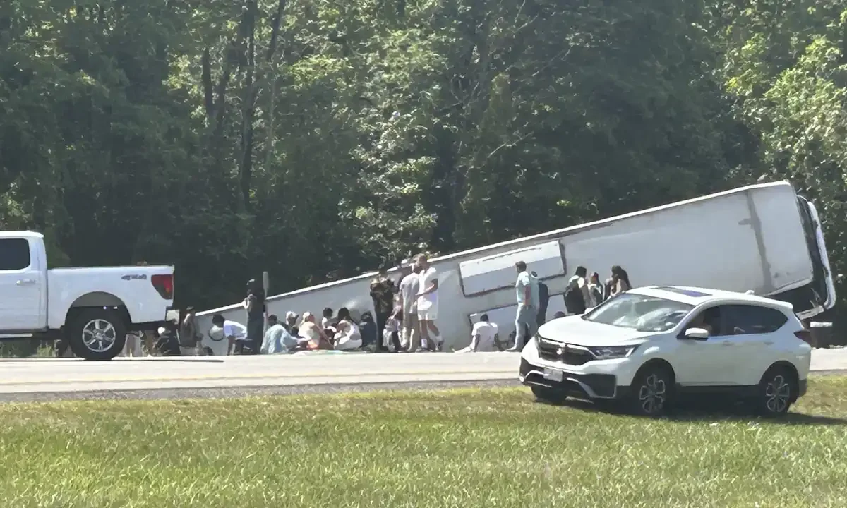 accidente de autobús en Nueva York