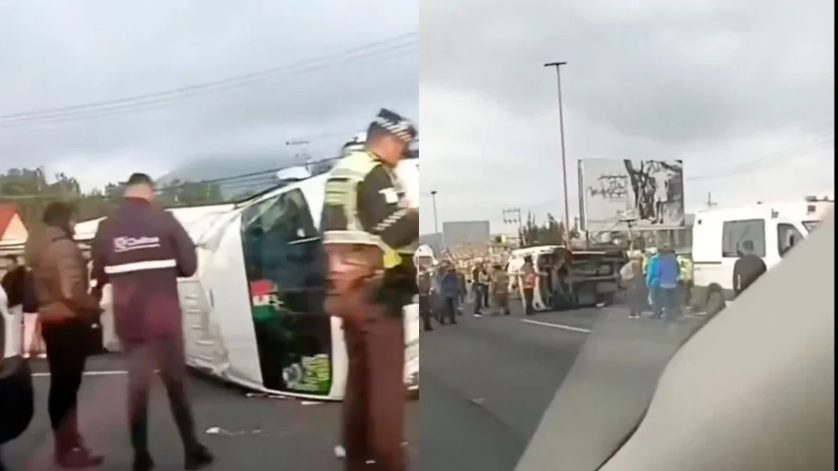 Este domingo se registró un accidente en la México-Pachuca cuyo resultado dejó una persona muerta y 12 lesionados.