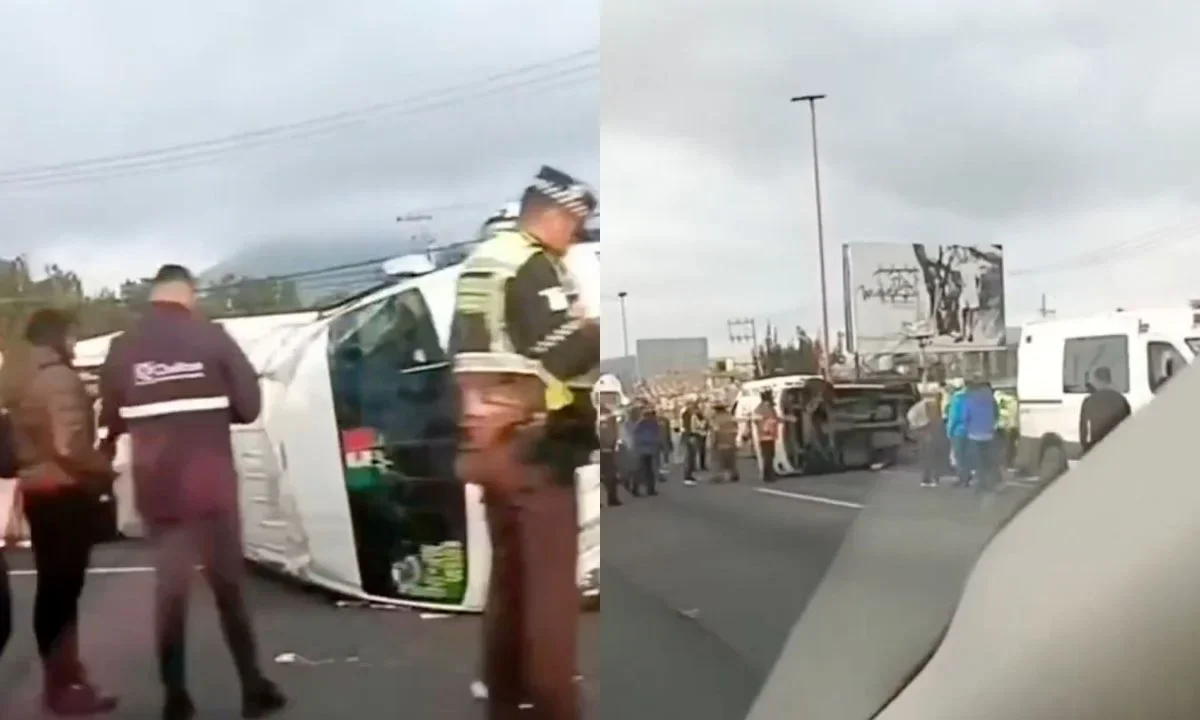 Este domingo se registró un accidente en la México-Pachuca cuyo resultado dejó una persona muerta y 12 lesionados.