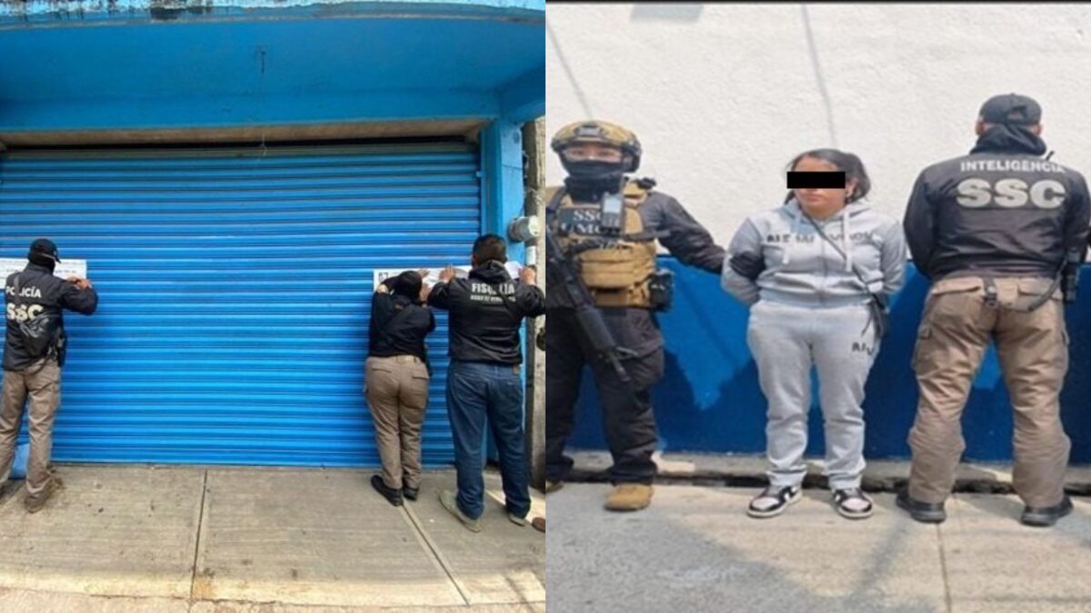 En Iztapalapa se realizó un cateo en el que se aseguraron tonelada y media de autopartes además que se detuvo a una mujer.