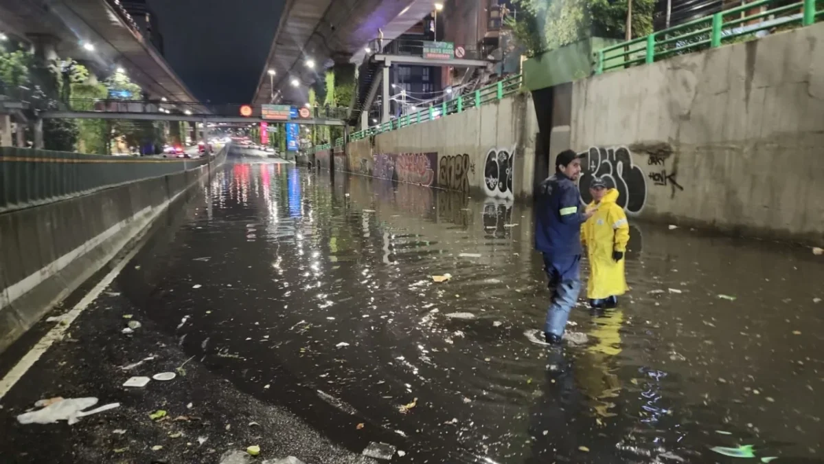 Operativo “Tlaloque” atendió encharcamientos y caída de árboles tras fuertes lluvias en la Ciudad de México este domingo 31 de agosto.