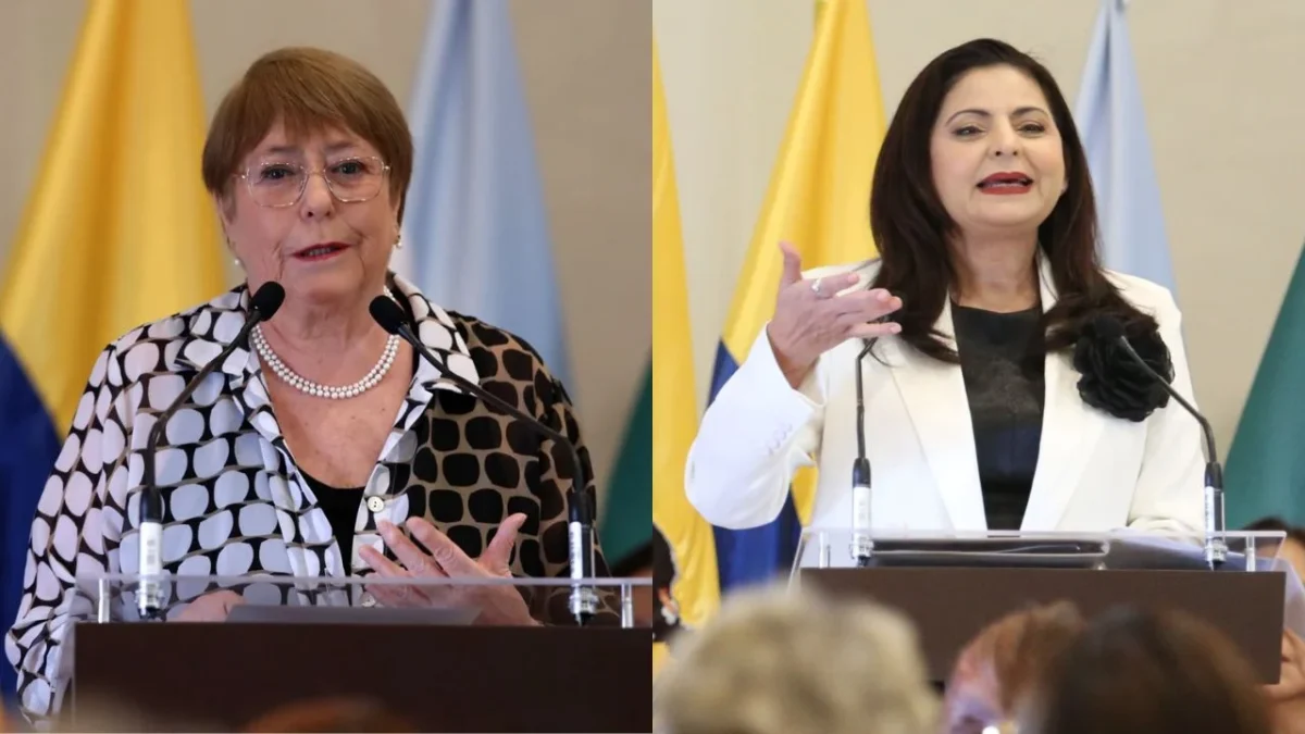 La expresidenta de Chile, Michelle Bachelet, y la presidenta del TEPJF, Mónica Soto, advierten retrocesos en logros de mujeres.