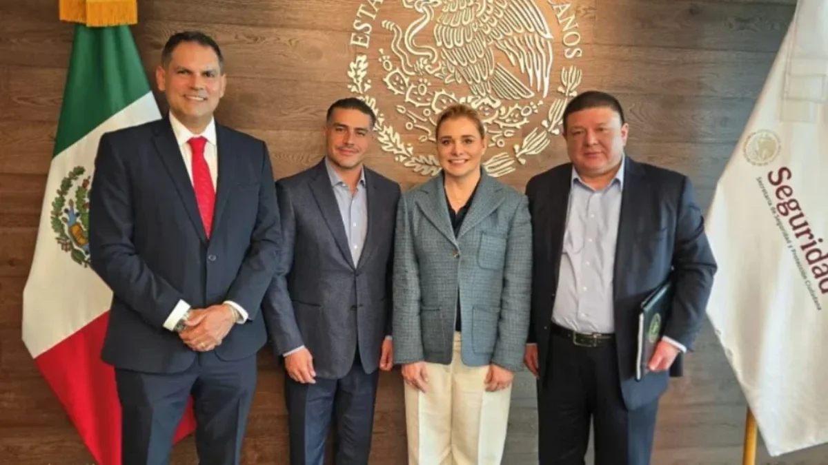 Maru Campos Galván, gobernadora de Chihuahua, tuvo una reunión de trabajo con el titular de la Secretaría de Seguridad y Protección Ciudadana (SSPC), Omar García Harfuch.