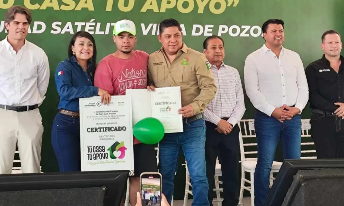 Con terrenos gratuitos en Ciudad Satélite, Ricardo Gallardo consolida nueva era de justicia social en SLP.