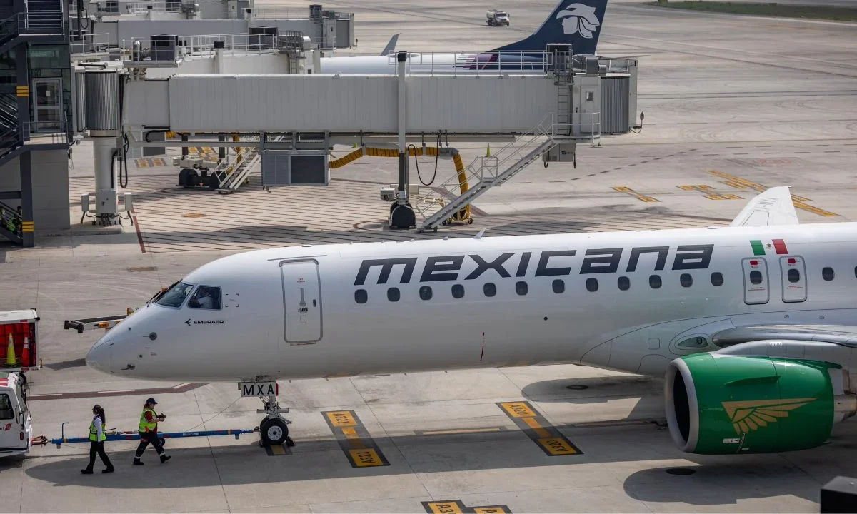 Este lunes, desde el AIFA despegó el primer Embraer 195E de Mexicana de Aviación con destino a Tulum, Quintana Roo.