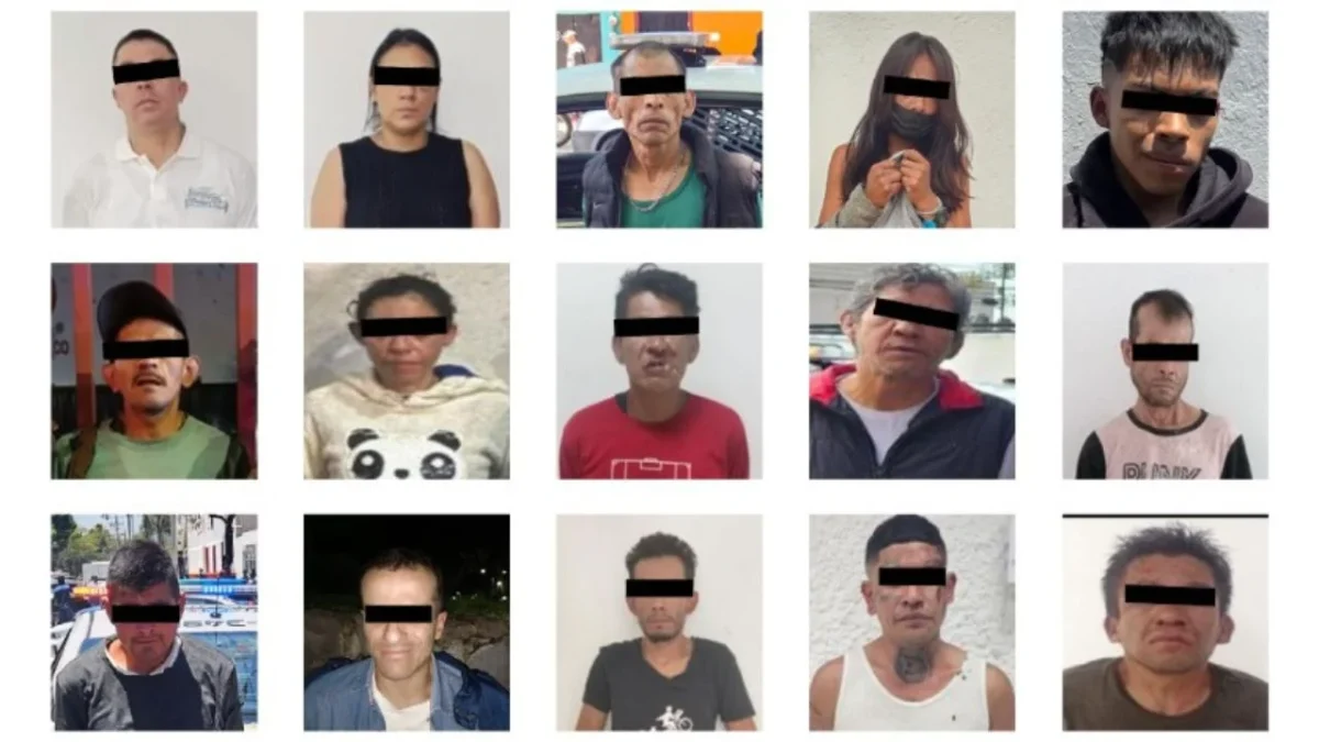 Detienen a 45 personas por robo a transeúnte en CDMX