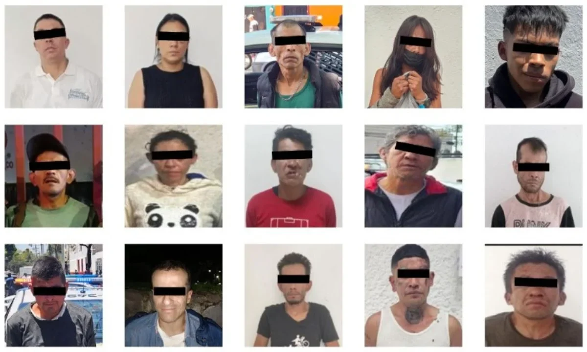 Detienen a 45 personas por robo a transeúnte en CDMX