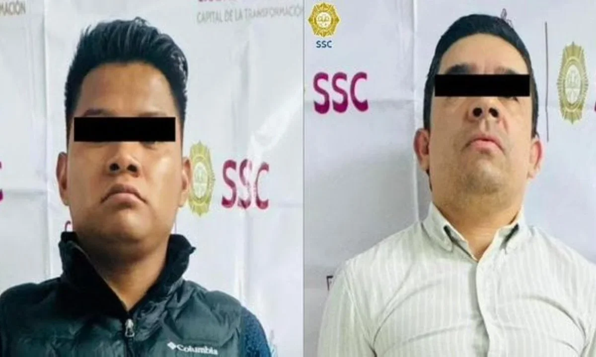 Detienen a presuntos implicados en el robo que sufrió la actriz Erika Buenfil en la Plaza Mitikah.