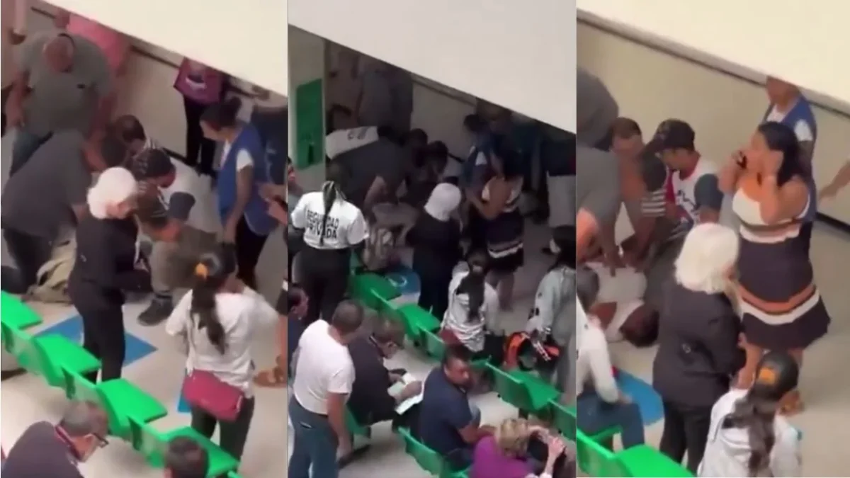 Derechohabientes y seguridad privada detuvieron a uno de los presuntos asaltantes dentro de la Unidad de Medicina Familiar No. 47 del IMSS de León.