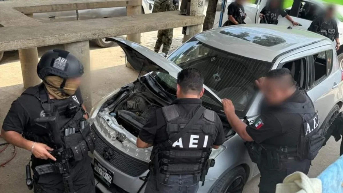 Elementos de la Marina, Guardia Nacional y Fiscalía de Oaxaca participan en la Operación Sable para desmantelar narco vigilancia.